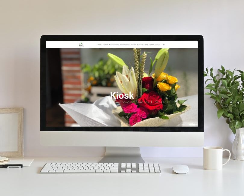 Gray and White Minimalist Desktop Mockup Instagram Post - 1